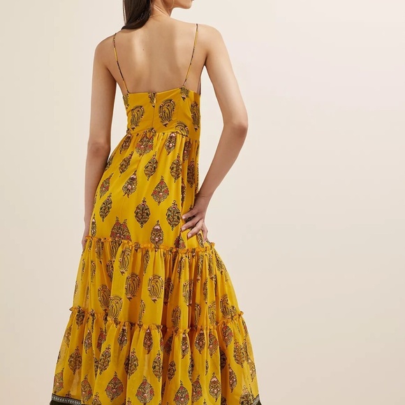 Anthropologie Sachin & Babi Tiered Midi Dress - Picture 1 of 13